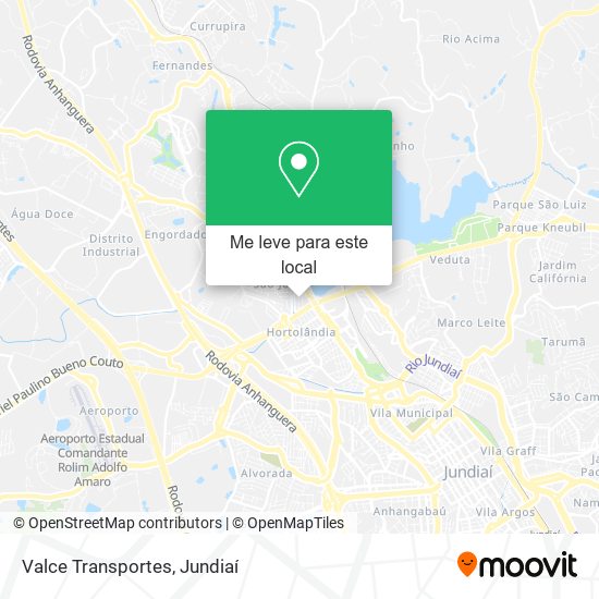 Valce Transportes mapa