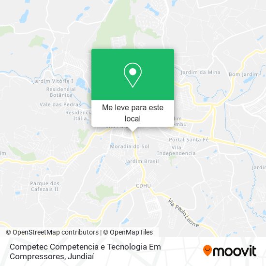 Competec Competencia e Tecnologia Em Compressores mapa