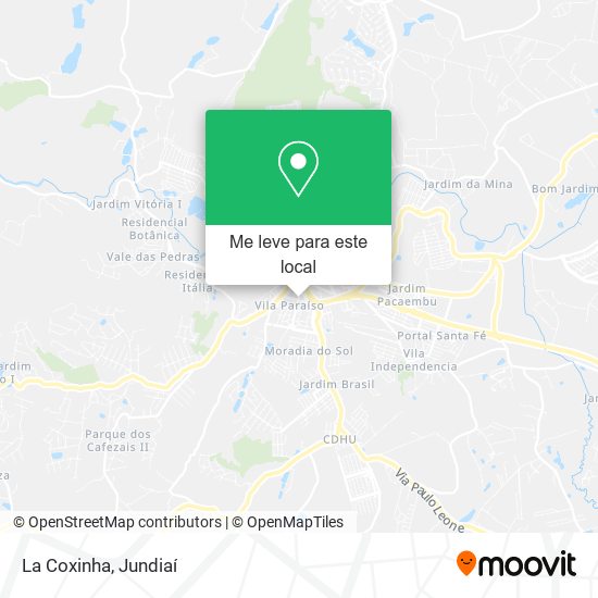 La Coxinha mapa