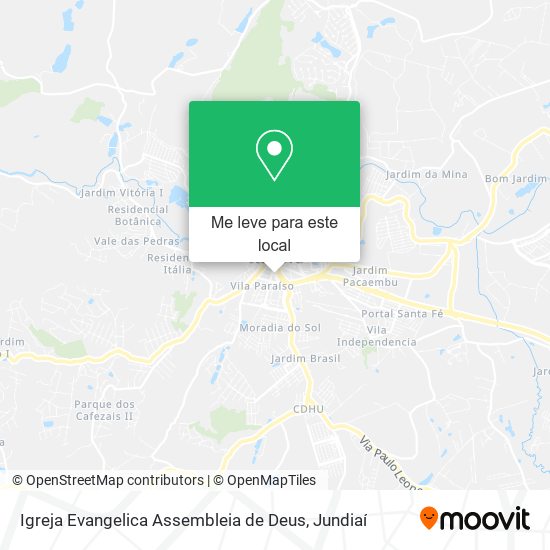 Igreja Evangelica Assembleia de Deus mapa