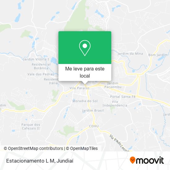 Estacionamento L M mapa