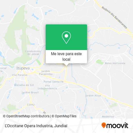 L'Occitane Opera Industria mapa