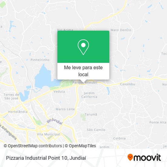 Pizzaria Industrial Point 10 mapa