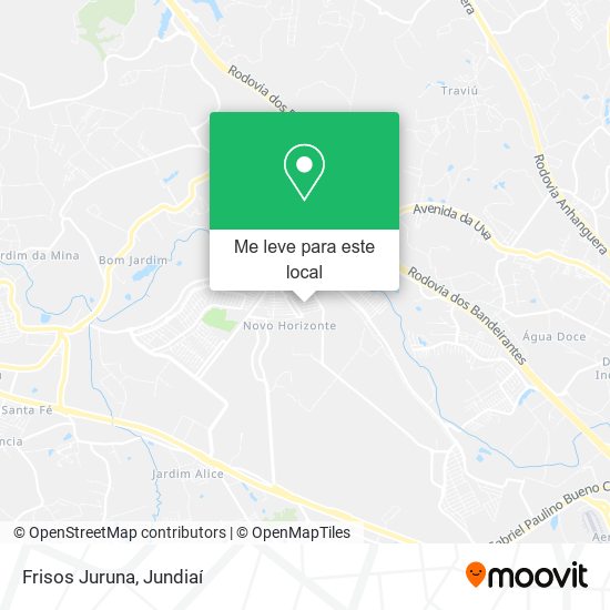 Frisos Juruna mapa