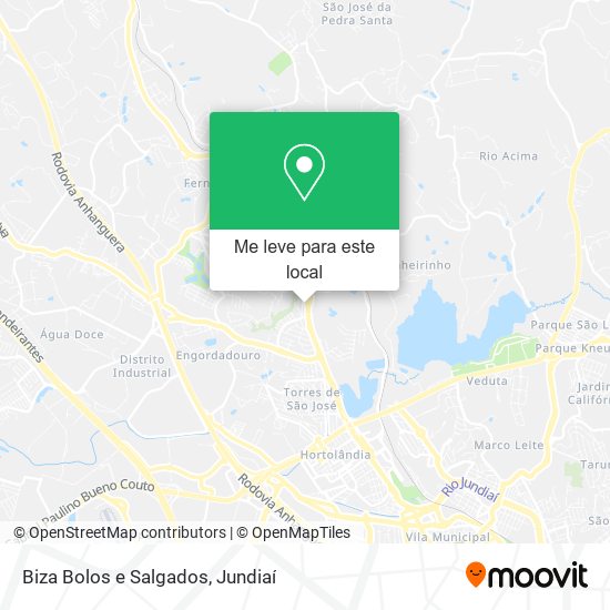 Biza Bolos e Salgados mapa
