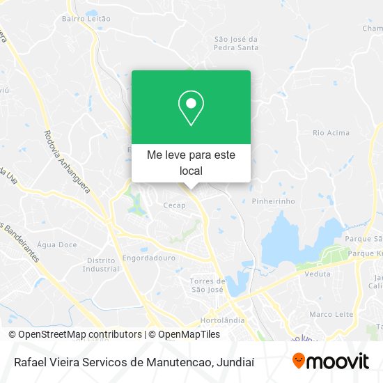 Rafael Vieira Servicos de Manutencao mapa