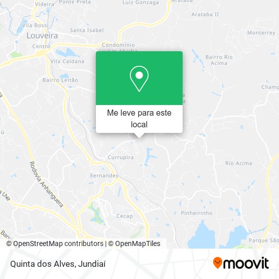 Quinta dos Alves mapa