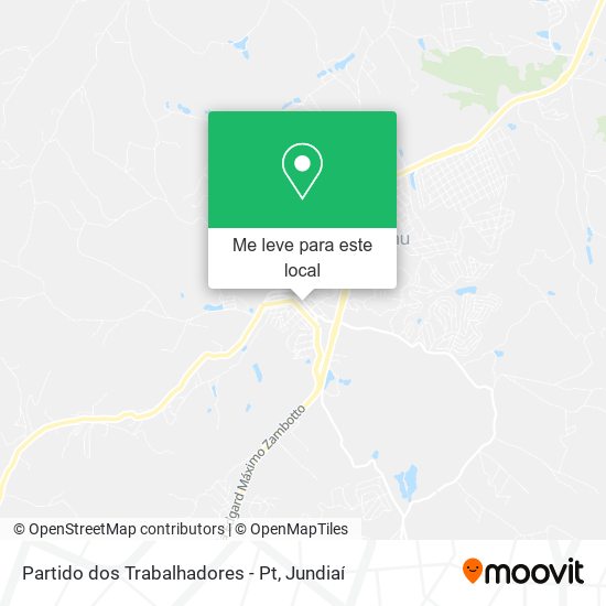 Partido dos Trabalhadores - Pt mapa