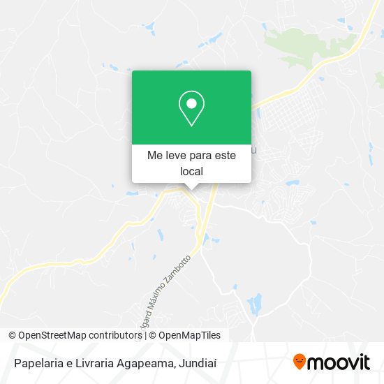 Papelaria e Livraria Agapeama mapa