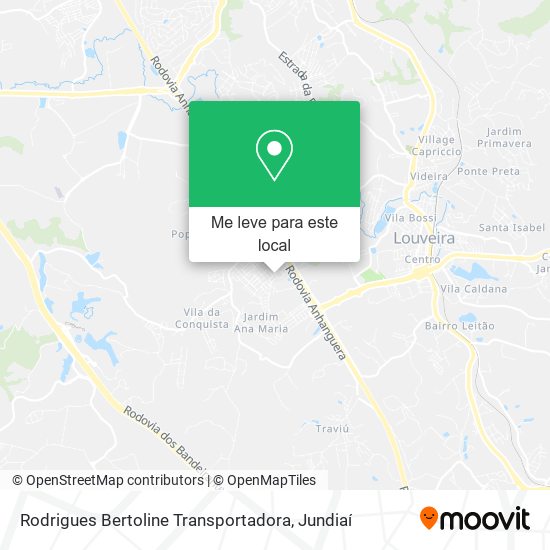 Rodrigues Bertoline Transportadora mapa