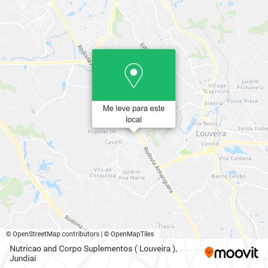 Nutricao and Corpo Suplementos ( Louveira ) mapa