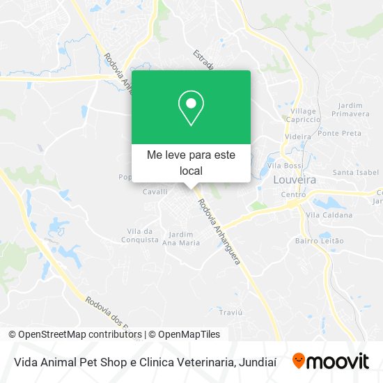 Vida Animal Pet Shop e Clinica Veterinaria mapa