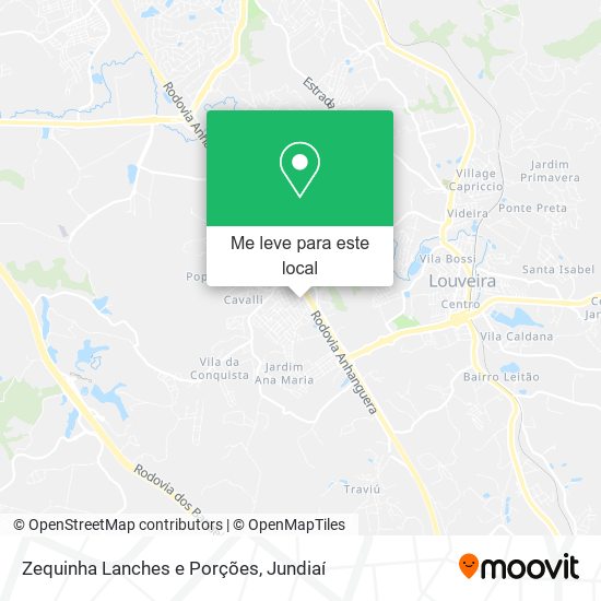 Zequinha Lanches e Porções mapa