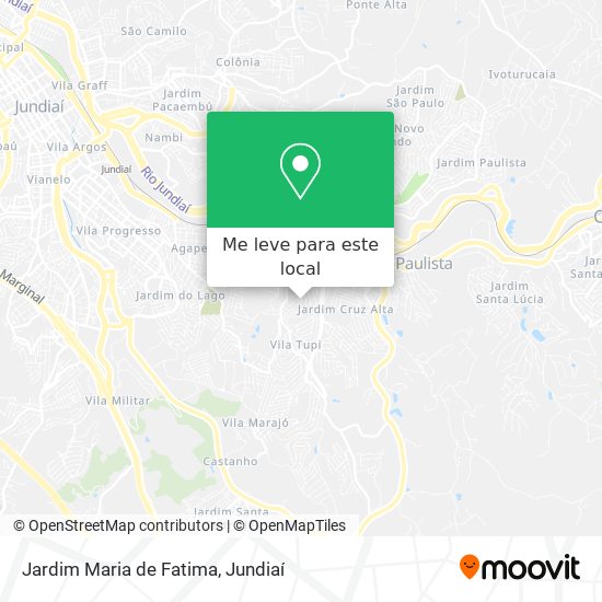 Jardim Maria de Fatima mapa