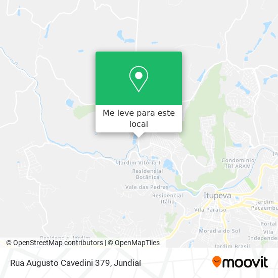 Rua Augusto Cavedini 379 mapa