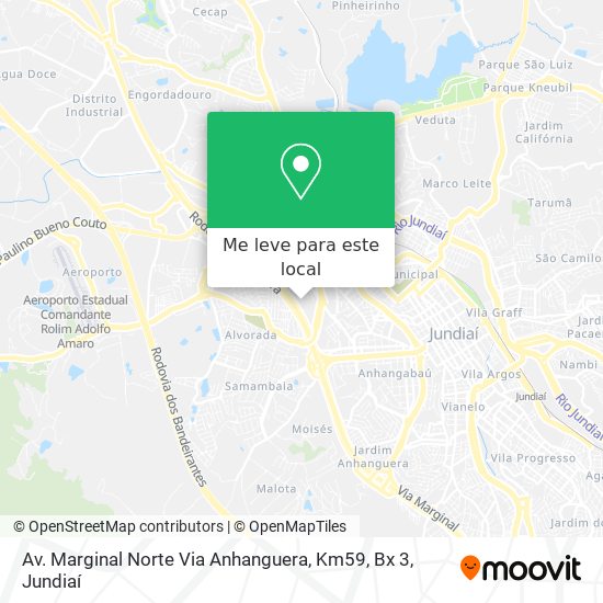 Av. Marginal Norte Via Anhanguera, Km59, Bx 3 mapa