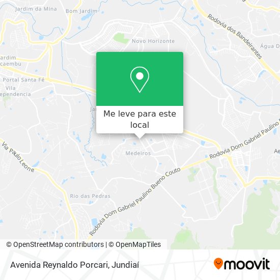 Avenida Reynaldo Porcari mapa
