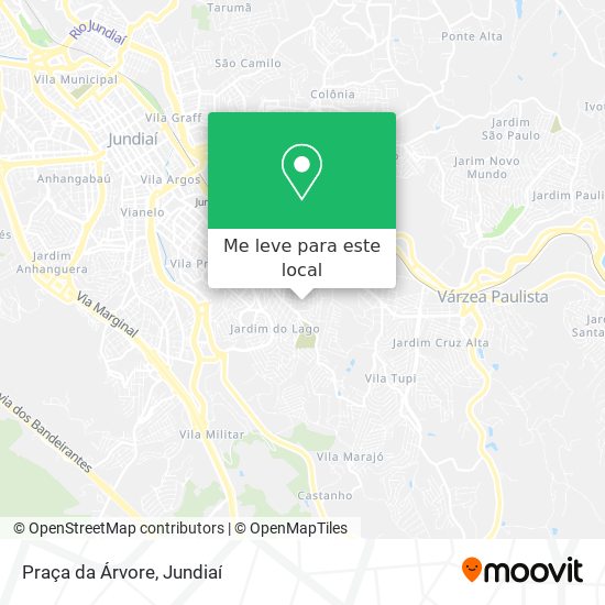 Praça da Árvore mapa