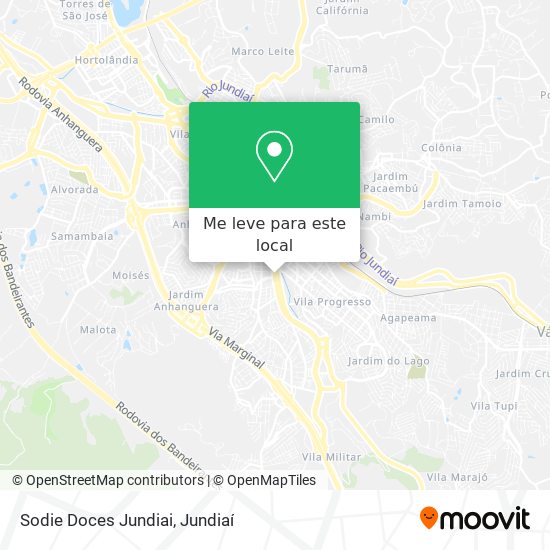 Sodie Doces Jundiai mapa