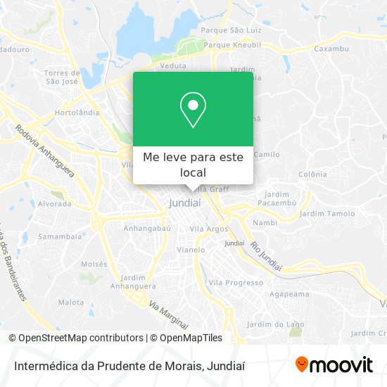 Intermédica da Prudente de Morais mapa