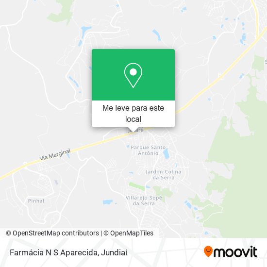 Farmácia N S Aparecida mapa