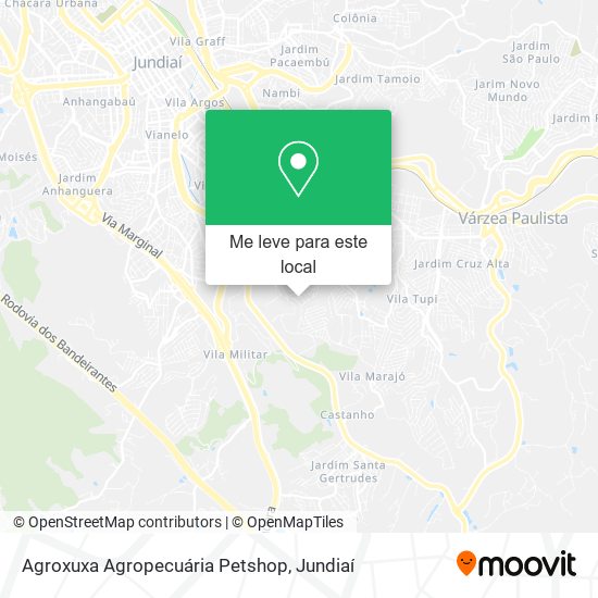 Agroxuxa Agropecuária Petshop mapa