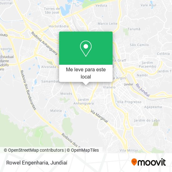 Rowel Engenharia mapa