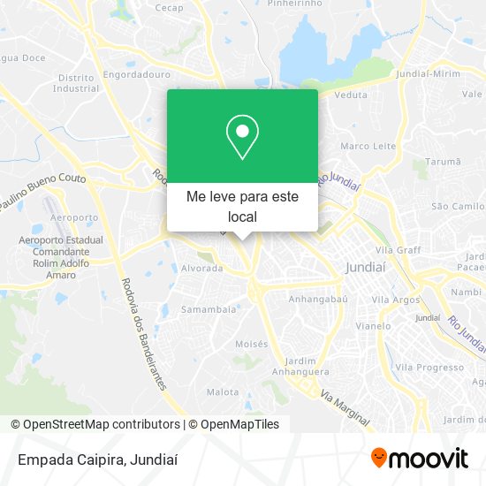 Empada Caipira mapa