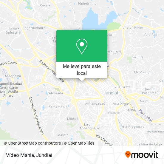 Vídeo Mania mapa