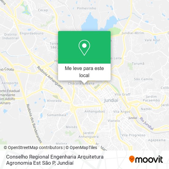 Conselho Regional Engenharia Arquitetura Agronomia Est São P mapa