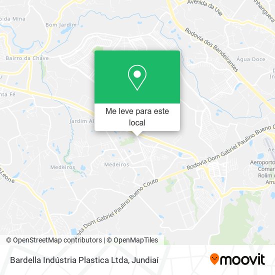 Bardella Indústria Plastica Ltda mapa