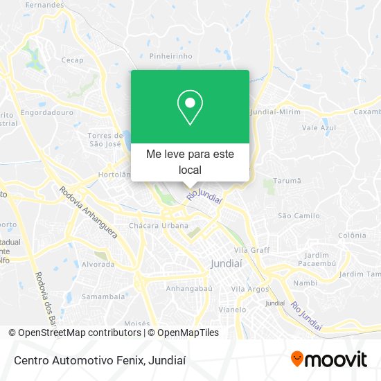 Centro Automotivo Fenix mapa