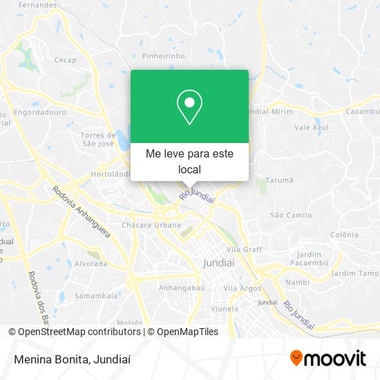 Menina Bonita mapa