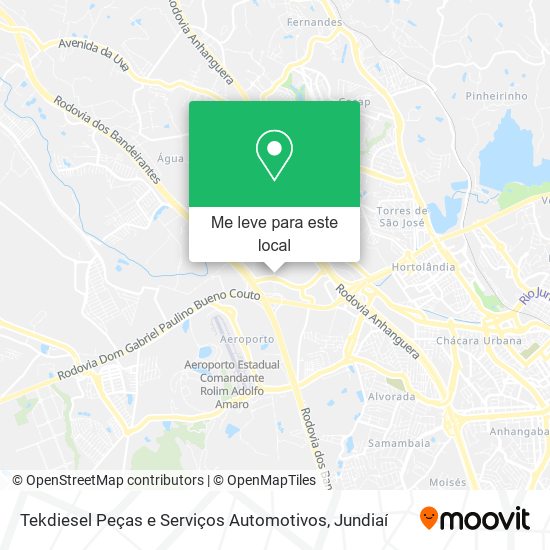 Tekdiesel Peças e Serviços Automotivos mapa