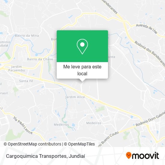 Cargoquimica Transportes mapa