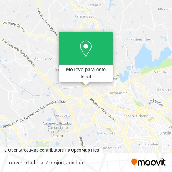 Transportadora Rodojun mapa