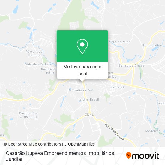 Casarão Itupeva Empreendimentos Imobiliários mapa