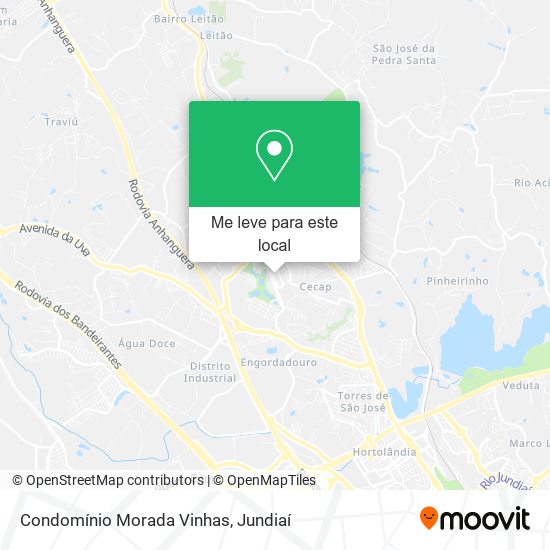Condomínio Morada Vinhas mapa
