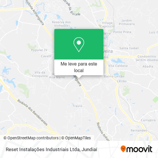 Reset Instalações Industriais Ltda mapa