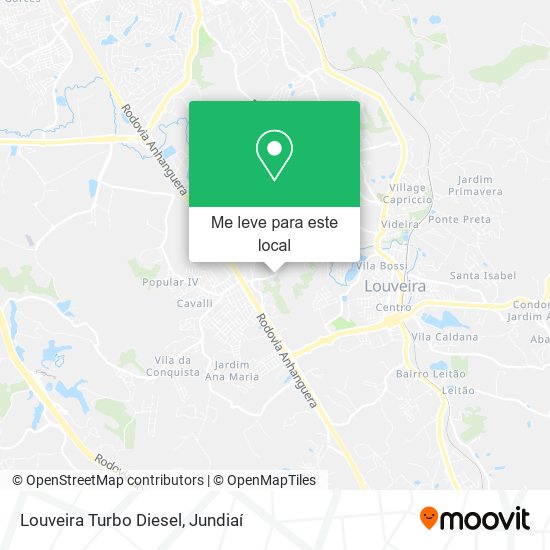 Louveira Turbo Diesel mapa