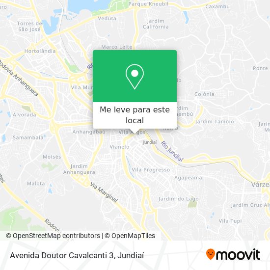 Avenida Doutor Cavalcanti 3 mapa