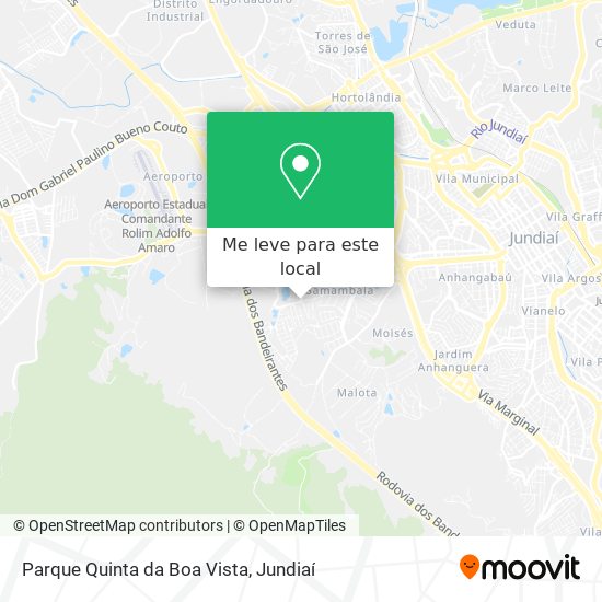 Parque Quinta da Boa Vista mapa