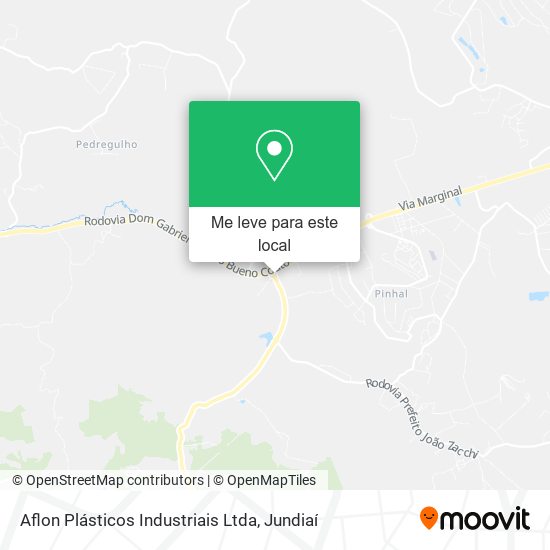 Aflon Plásticos Industriais Ltda mapa