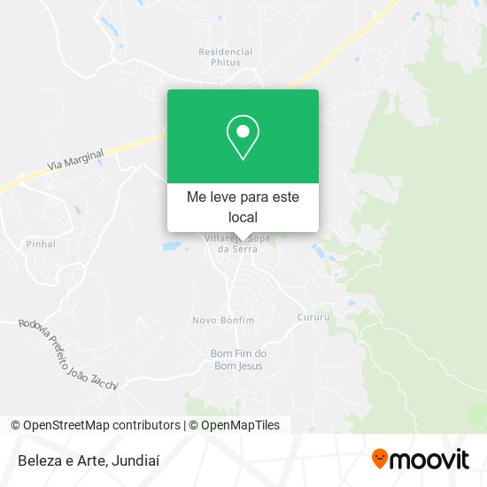 Beleza e Arte mapa