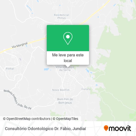 Consultório Odontológico Dr. Fábio mapa