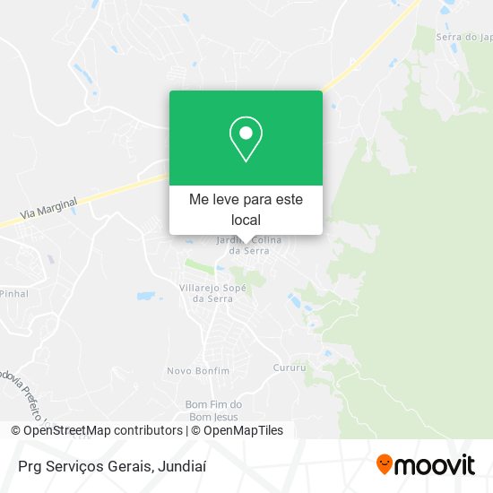 Prg Serviços Gerais mapa