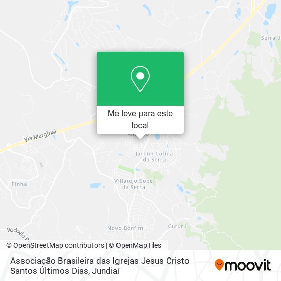 Associação Brasileira das Igrejas Jesus Cristo Santos Últimos Dias mapa