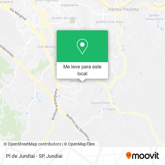 Pl de Jundiai - SP mapa