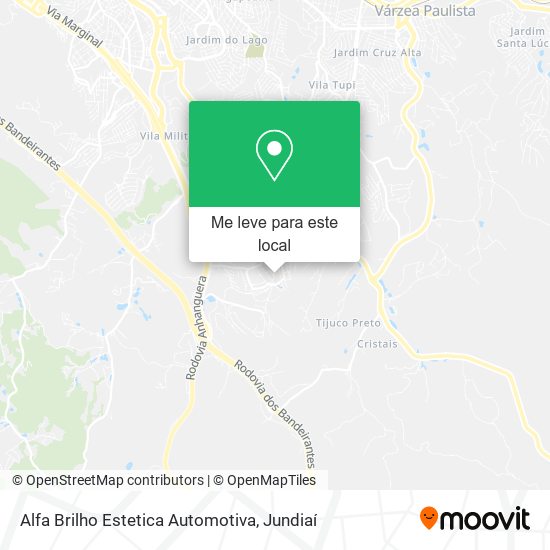 Alfa Brilho Estetica Automotiva mapa