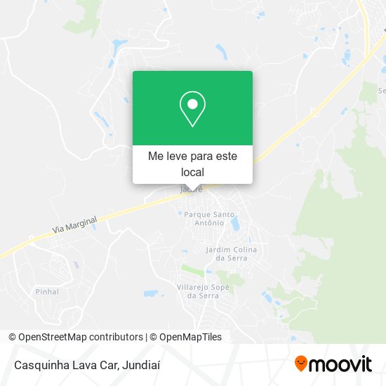 Casquinha Lava Car mapa